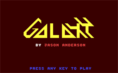 Galaxy (Softdisk Publishing) - Screenshot - Game Title Image