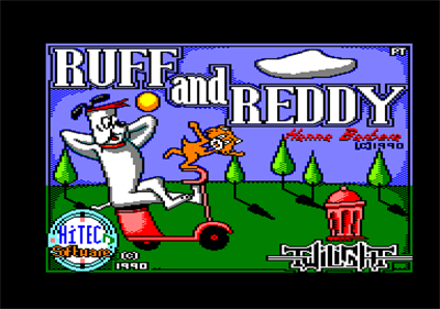 Ruff and Reddy in the Space Adventure - Screenshot - Game Title Image