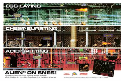 Alien 3 - Advertisement Flyer - Front Image