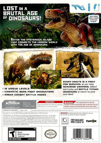 Jurassic: The Hunted - Box - Back Image