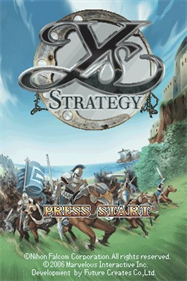 Ys Strategy - Screenshot - Game Title Image