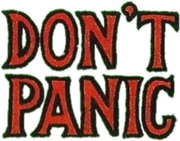 Don't Panic - Clear Logo Image