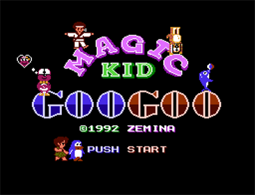 Magic Kid Googoo - Screenshot - Game Title Image