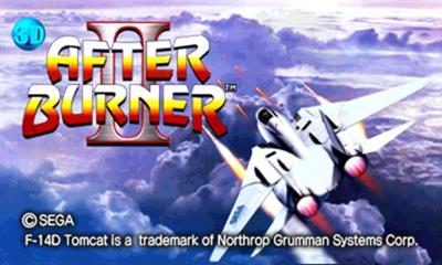 3D After Burner II - Screenshot - Game Title Image