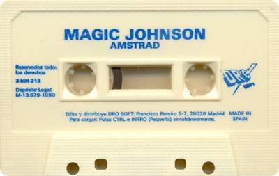 Magic Johnson's Basketball - Cart - Front Image