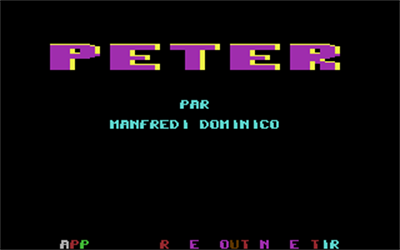 Peter - Screenshot - Game Title Image