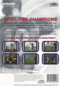 Pro Evolution Soccer - Box - Back Image