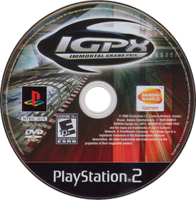 IGPX: Immortal Grand Prix - Disc Image
