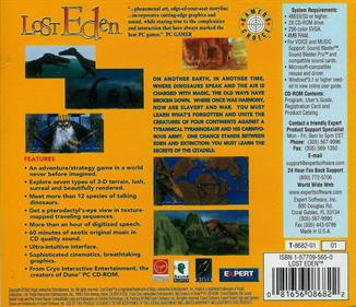 Lost Eden - Box - Back Image