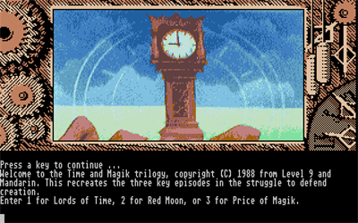 Time and Magik: The Trilogy - Screenshot - Game Select Image