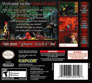 Ghost Trick: Phantom Detective - Box - Back Image