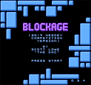 Blockage - Screenshot - Game Title Image