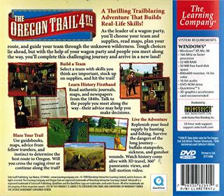 The Oregon Trail 4th Edition - Box - Back Image
