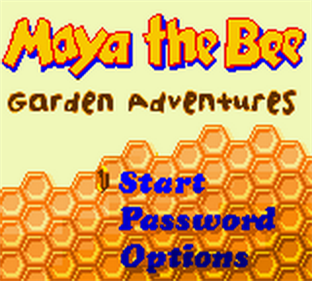 Maya the Bee: Garden Adventures - Screenshot - Game Title Image