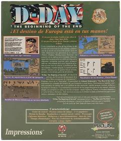 D-Day: The Beginning of the End - Box - Back Image