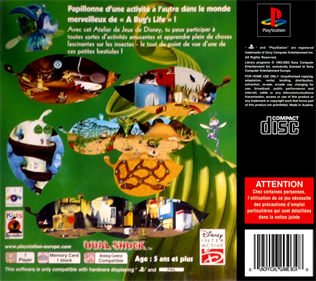 A Bug's Life: Activity Centre - Box - Back Image