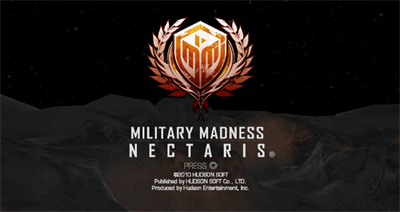 Military Madness: Nectaris - Screenshot - Game Title Image