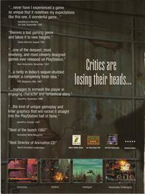 Oddworld: Abe's Oddysee - Advertisement Flyer - Front Image