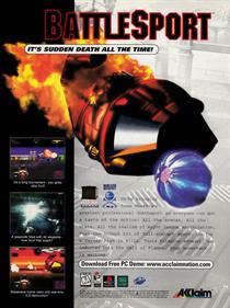 BattleSport - Advertisement Flyer - Front Image