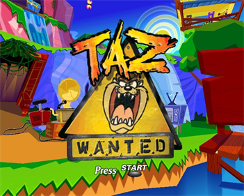 Taz: Wanted - Screenshot - Game Title Image