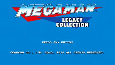 Mega Man Legacy Collection - Screenshot - Game Title Image