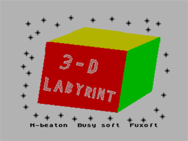 3-D Labyrint - Screenshot - Game Title Image