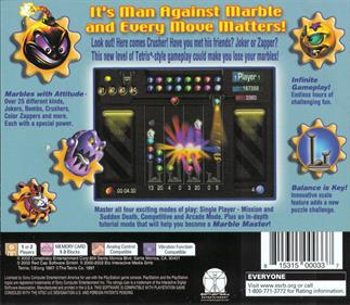 Marble Master - Box - Back Image