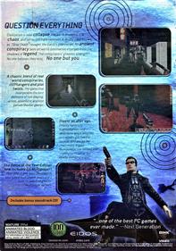 Deus Ex: Game of the Year Edition - Box - Back Image