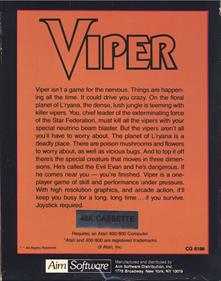 Viper - Box - Back Image