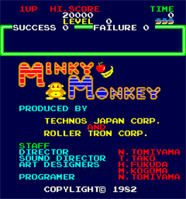 Minky Monkey - Screenshot - Game Title Image