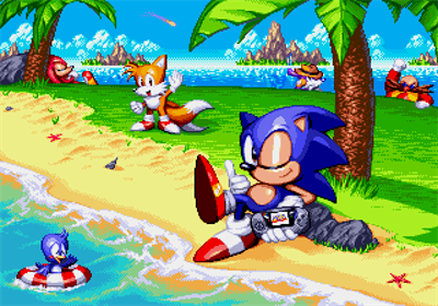 Sonic Triple Trouble 16-Bit - Fanart - Background Image