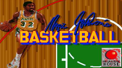 Magic Johnson's Basketball - Screenshot - Game Title Image
