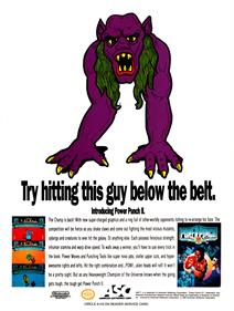 Power Punch II - Advertisement Flyer - Front Image