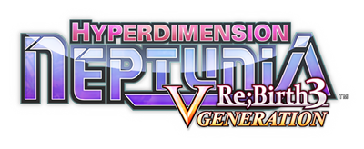 Hyperdimension Neptunia Re;Birth3 V Generation - Clear Logo Image