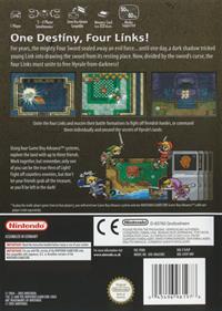 The Legend of Zelda: Four Swords Adventures - Box - Back Image