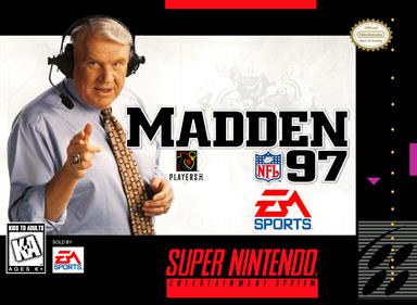 Madden NFL 97 - Box - Front Image