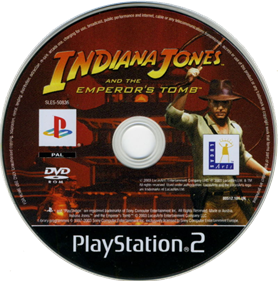 Indiana Jones and the Emperor's Tomb - Disc Image