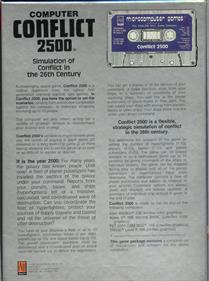 Conflict 2500 - Box - Back Image