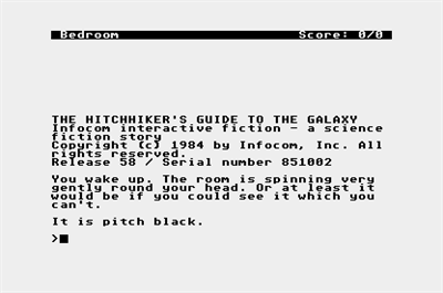The Hitchhiker's Guide to the Galaxy - Screenshot - Gameplay Image