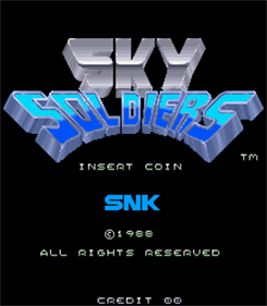 Sky Soldiers - Screenshot - Game Title Image