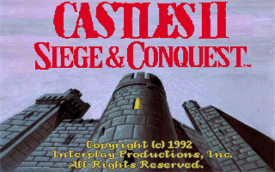 Castles II: Siege & Conquest - Screenshot - Game Title Image