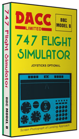 747 Flight Simulator - Box - 3D Image