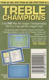 Treble Champions - Box - Back Image