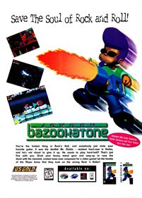 Johnny Bazookatone - Advertisement Flyer - Front Image