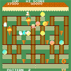 Peter Pepper's Ice Cream Factory - Screenshot - Gameplay Image
