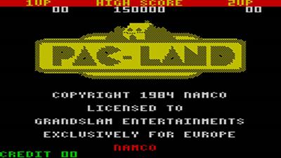 Pac-Land - Screenshot - Game Title Image