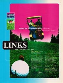 Links: The Challenge of Golf - Advertisement Flyer - Front Image
