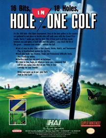 HAL's Hole in One Golf - Advertisement Flyer - Front Image