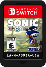 Sonic Frontiers - Fanart - Cart - Front Image