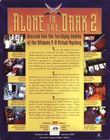 Alone in the Dark 2 - Box - Back Image